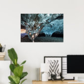 Ijspegels in een IJsgrot Poster (Thuiskantoor)
