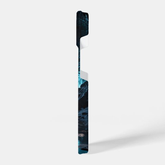 IJsplaneet in een andere wereld. iPhone Hoesje (Linkerkant)