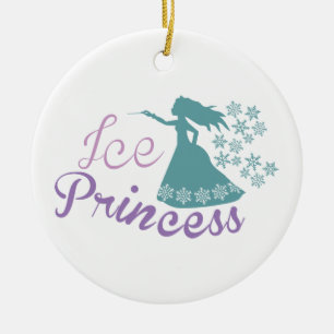 Ijsprinses Keramisch Ornament