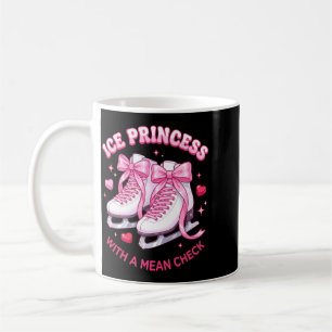 Ijsprinses Mean Check Kawaii Roze Schaatsen Strikk Koffiemok