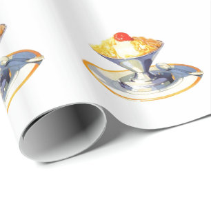  ijsretro dessert food cadeaupapier