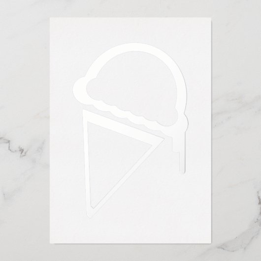 ijsretro dripz folie uitnodiging (Voorkant)