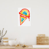 ijsretro dripz poster (Keuken)