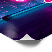 Ijsreuzen Retro Ruimte Patrol Perfect Poster (Hoek)