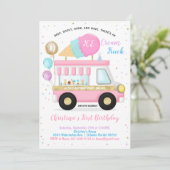 IJsrit door verjaardagsparade Kaart (Staand voorkant)