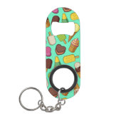 Ijsroom Achtergrond Mini Flessenopener (Voorkant)