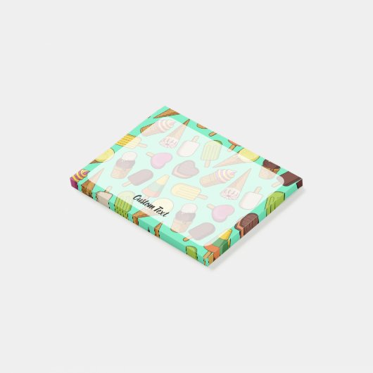 Ijsroom Achtergrond Post-it® Notes (Schuin)
