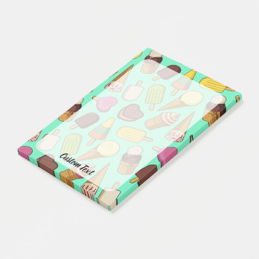 Ijsroom Achtergrond Post-it® Notes (Schuin)