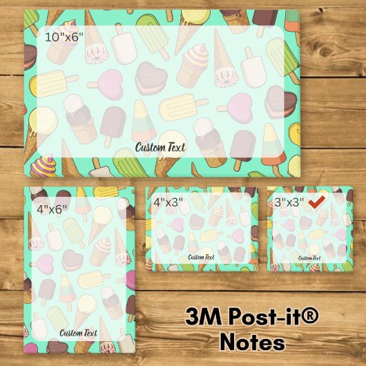 Ijsroom Achtergrond Post-it® Notes