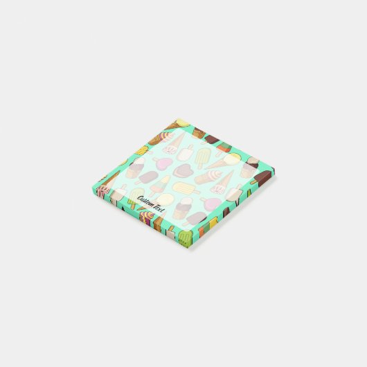 Ijsroom Achtergrond Post-it® Notes (Schuin)