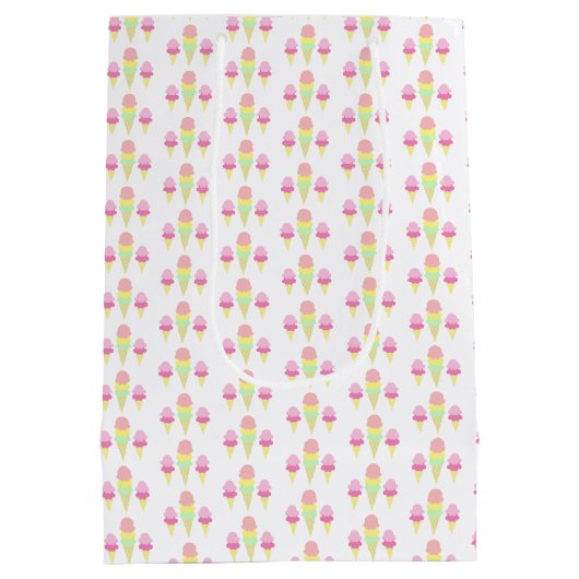 Ijsroom Bruiloftsfeestje Medium Cadeauzakje (Achterkant)