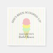 Ijsroom Bruiloftsfeestje Servet (Voorkant)