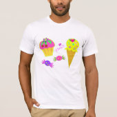 IJsroom en cupcake Mannen T-shirt (Voorkant)