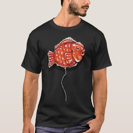 Ijsroom Vis Ballon T-shirt (Voorkant)