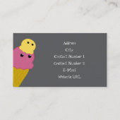 IJsroom Visitekaartje (Achterkant)