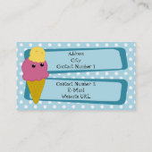 IJsroom Visitekaartje (Achterkant)