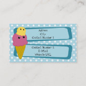 IJsroom Visitekaartje (Achterkant)