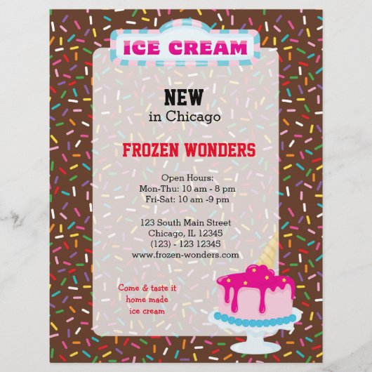 IJsroomindustrie Flyer (Voorkant)