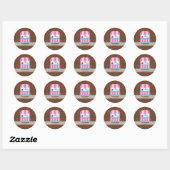 IJsroomindustrie Ronde Sticker (Vel)