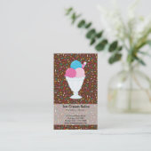 IJsroomindustrie Visitekaartje (Staand voorkant)