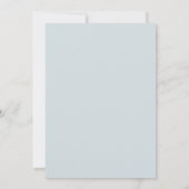 Ijsroze bosbruiloft met Eucalyptus Kaart (Achterkant)