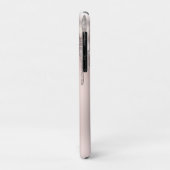 Ijsroze Zilveren Lippen Diamant Glitter Glans Drip Case-Mate iPhone Case (Achterkant/links)