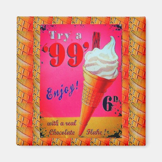  ijssalon bordmagneet magneet (Voorkant)