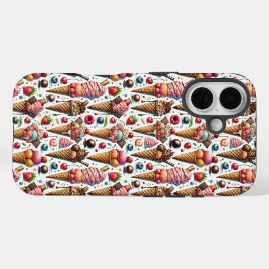 ijssalon Case-Mate iPhone case (Achterkant (horizontaal))