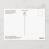 IJssalon met Tiffany Lamp Briefkaart (Achterkant)