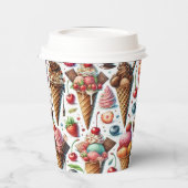 ijssalon papieren bekers (Links)