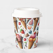 ijssalon papieren bekers (Rechts)