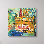 IJssalon Schilderij / Kunstenaar Larry Lerew Canvas Afdruk (Voorkant)