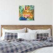 IJssalon Schilderij / Kunstenaar Larry Lerew Canvas Afdruk (Insitu (Slaapkamer))