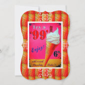  ijssalon teken uitnodiging (Voorkant)