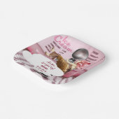 IJssalon Ze is opgepakt Papieren Bordje (Gebogen)