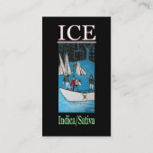 IJSSATIVA INDICA VISITEKAARTJE (Achterkant)