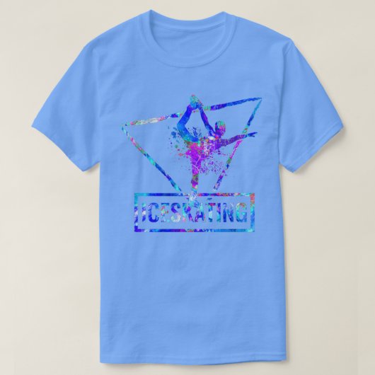 ijsschaatsen 49 t-shirt (Design voorkant)