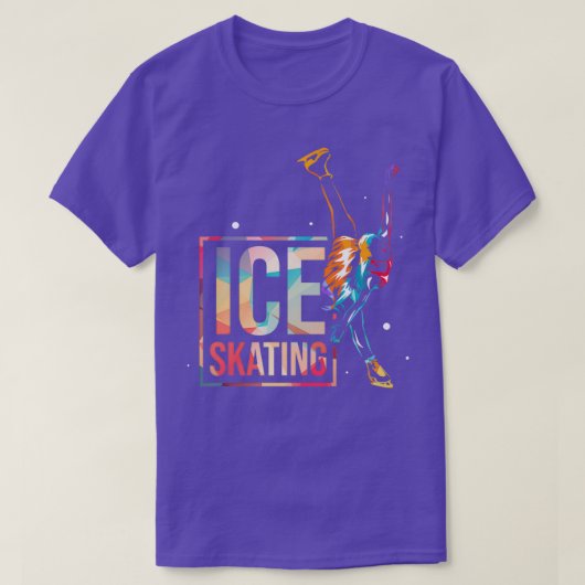 ijsschaatsen 53 t-shirt (Design voorkant)