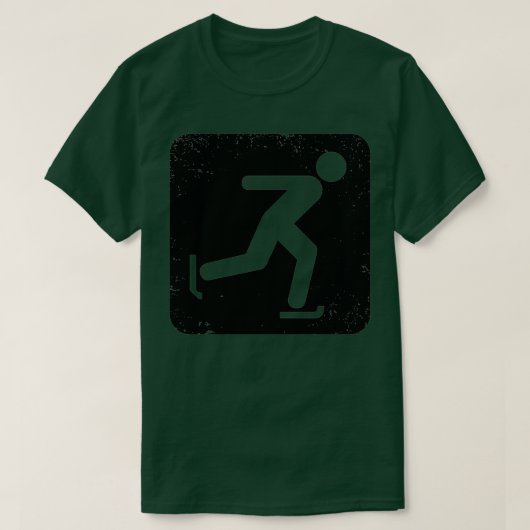 ijsschaatsen 58 t-shirt (Design voorkant)