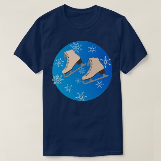 ijsschaatsen 77 2 t-shirt (Design voorkant)