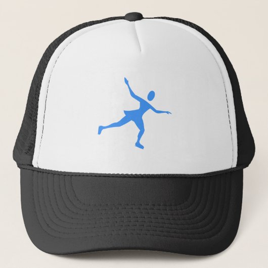 ijsschaatsen - Babyblauw Trucker Pet (Voorkant)