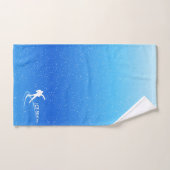 ijsschaatsen bad handdoek (Handdoek)