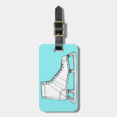 IJsschaatsen Bagagelabel (Voorkant verticaal)