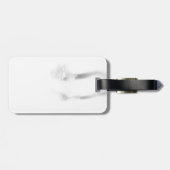 ijsschaatsen bagagelabel (Achterkant horizontaal)