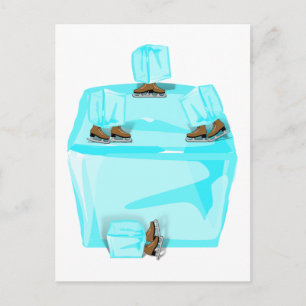 ijsschaatsen briefkaart