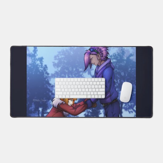 ijsschaatsen bureaumat (Keyboard & Muis)