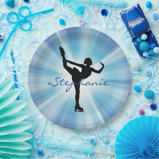 IJsschaatsen/Cijferpapier Bord (Feest)