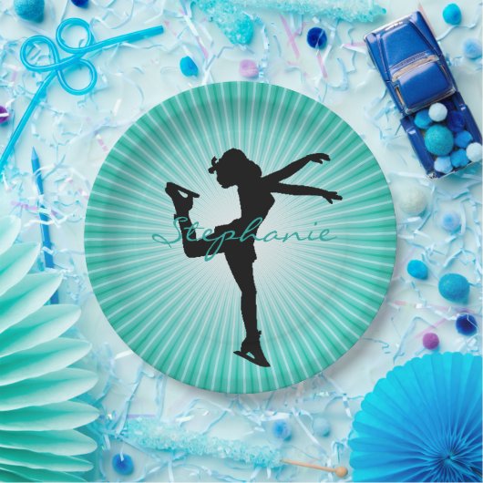 IJsschaatsen/Cijferpapier Bord (Feest)