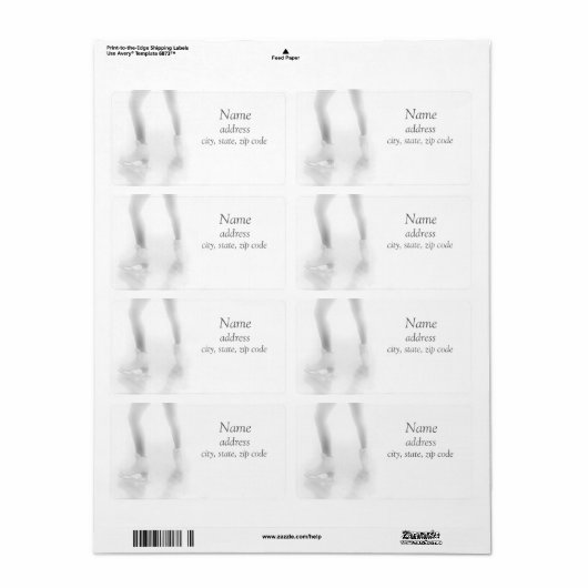 ijsschaatsen etiket (Full Sheet)