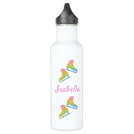 ijsschaatsen flesje schaatsen regenboog waterfles